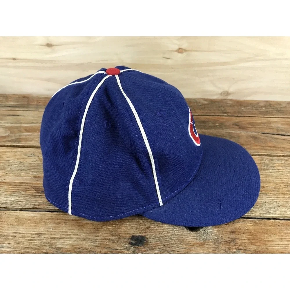 Vintage Chicago Cubs Hat 1957 Repro American Needle Made in USA 7 1/2 Blue